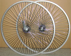 26" 72H wheel sets